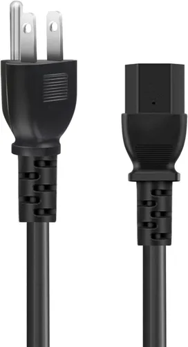 Vista 7 de Cable de alimentación de CA para Samsung Sony Lg Toshiba Dynex Panasonic Viewsonic LCD TV, computadora y monitor, cable universal de 3 pies de 3