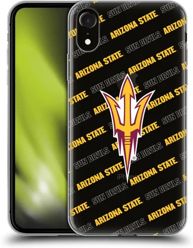 Vista 146 de Head Case Designs Funda de gel ASU Camou con licencia oficial de la Universidad Estatal de Arizona [protección de grado militar] compatible
