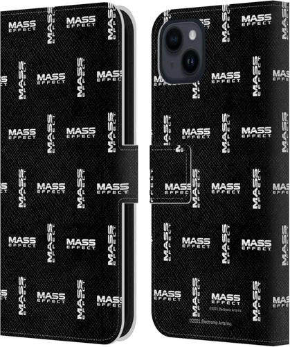Vista 7 de Head Case Designs Funda de piel con licencia oficial de EA Bioware Mass Effect Cerberus Logo Graphics tipo cartera compatible con Apple iPhone 11