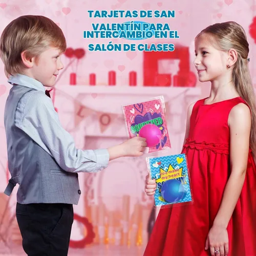 Vista 5 de 28 tarjetas de regalo del día de San Valentín con bola pequeña