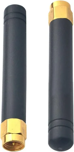 Vista 6 de Antena de 433 MHz SMA macho de goma de pato, paquete de 3, antena de pulgar direccional GSM Omni para módems de radio aficionados, puntos de acceso