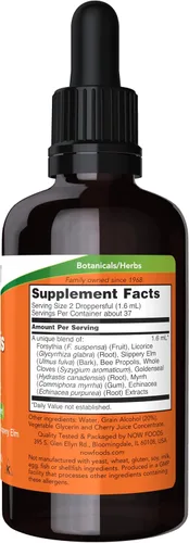 Vista 2 de NOW Foods Suplementos, Propolis Plus Extracto líquido con gotero, suplemento herbario, 2 onzas