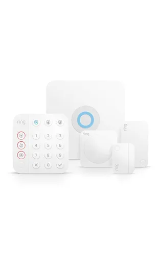 Vista 2 de Kit de Alarma Ring de 5 piezas: sistema de seguridad inalámbrico para casa inteligente, expandible, configuración fácil, control con app móvil