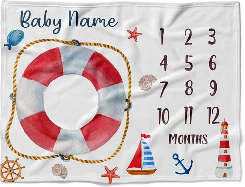 Vista 10 de Manta de bebé de alpaca personalizada, manta de bebé con nombre personalizado, decoración de guardería de cactus, recién nacido, regalos