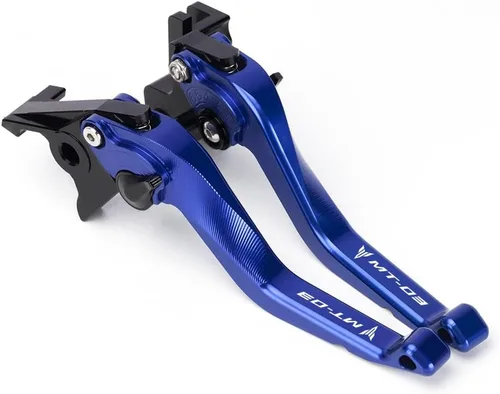 Vista 12 de Palancas de embrague de freno corto para motocicleta compatibles con Yamaha MT-03 2018-2022 2023 2024 2025 Palancas delanteras más cortas Manijas