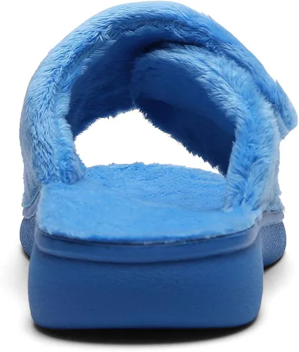 Vista 5 de SOLLBEAM Pantuflas peludas con soporte de arco para mujer sandalias ortopédicas para el talón