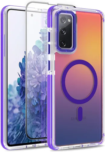 Vista 273 de Funda magnética para Google Pixel 10 Pro XL [compatible con Magsafe] [bonito diseño fluorescente de moda] a prueba de golpes, delgada, translúcida