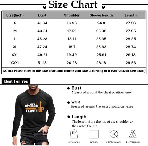 Vista 5 de Camiseta gráfica para hombre, camiseta retro desgastada, manga larga, cuello redondo, ropa deportiva impresa, cómoda, blusas deportivas elegantes