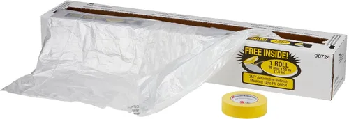 Vista 8 de 3M Lámina de plástico 06723, alta densidad, resistente a roturas, duradera, fácil de cortar, 12 pies x 400 pies