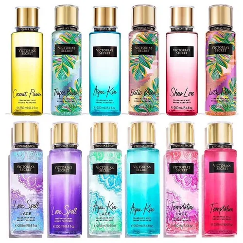 SPLASH VICTORIA SECRET TAPA DORADA 250ML FRAGANCIA de PERFUMERIA GLOW FRAGANCE