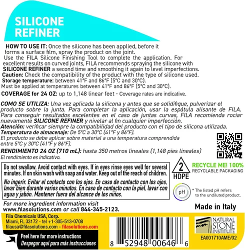 Vista 3 de Fila Surface Care Solutions - Kit de acabado de silicona con spray alisador, herramienta de calafateo incluida, 24 onzas