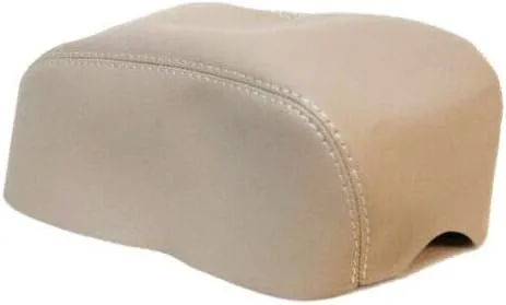 Vista 2 de Para Kia Optima 2009 – 2010 funda de reposabrazos de piel sintética beige (sólo piel)