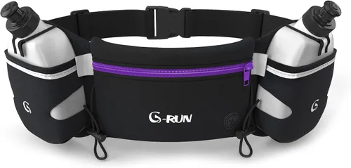Vista 12 de Q-RUN Cinturón de hidratación para correr, Negro