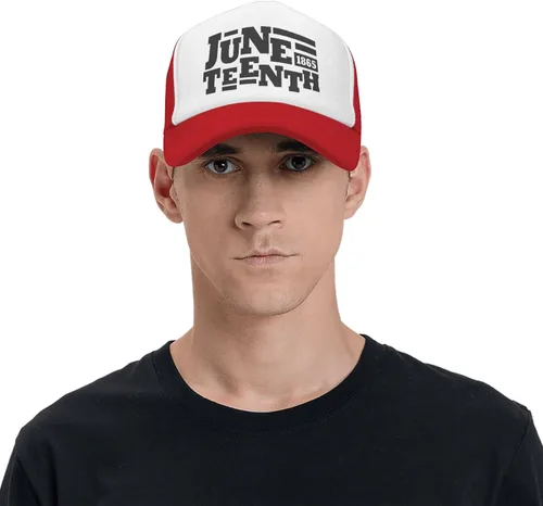 Vista 6 de 1865 Juneteenth Celebrate Freedom Day Melanin Ancestor Mesh Trucker Hat Funny Black History Snapback Trucker Hat