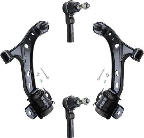 Vista 184 de Detroit Axle - 4 piezas de brazos de control traseros para Ford C-Max, Focus, Mazda 3 5, Volvo C30, C70, S40, V50, 4 brazos de control superiores e