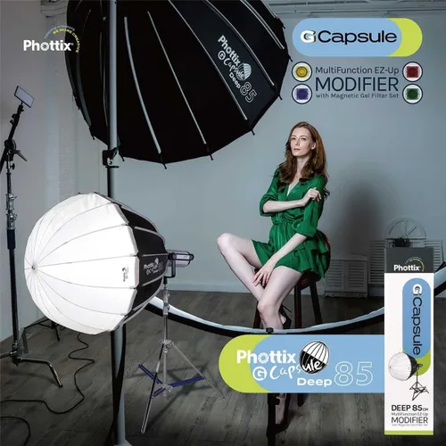 Vista 5 de Phottix G-Capsule PH83724 - Caja de luz profunda de 85 cm (33")