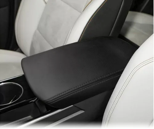 Vista 48 de Accesorios interiores personalizados para Lexus RX350 2010 2011 2012 2013 2014 2015 Cubierta de caja de reposabrazos tapa de consola central, cojín
