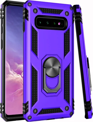 Vista 21 de LUMARKE Funda para Galaxy S8, pasa 16 pies, probada contra caídas con soporte de anillo magnético, compatible con soporte de montaje de automóvil
