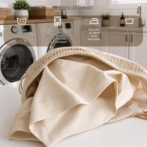 Vista 6 de Threadmill Home Linen Fundas de Almohada Estándar - 100% Algodón Natural 600 Número de Hilos, Juego de 2 Fundas de Almohada Damasco Gris Oscuro