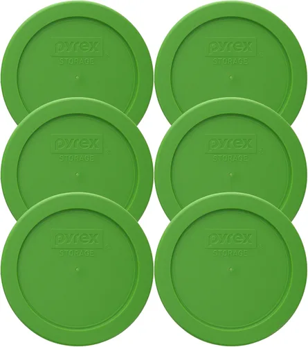 Vista 8 de Pyrex 7200-PC 2 tazas azul tapa de repuesto para almacenamiento de alimentos, fabricada en Estados Unidos BPA-Free Plastic Fits 7200 Round Glass