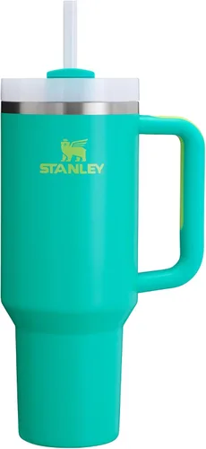 Vista 192 de STANLEY Quencher H2.0 Vaso Térmico con Asa y Pajita 64 oz Tapa Flowstate de 3 Posiciones Gran Capacidad para Viajes y Deportes Vaso de Acero