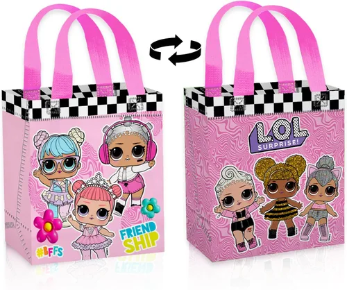 Vista 3 de L.O.L. Surprise! Paquete de 12 bolsas de recuerdo de fiesta para cumpleaños