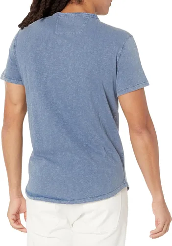 Vista 2 de John Varvatos Cooper - Camiseta de manga corta con cuello redondo para hombre