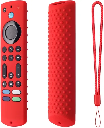 Vista 11 de Funda de silicona de 6.2 pulgadas para Fire TV Stick 2023 4K Max 2nd/Fir TV Omni Series/FireTV 4-Series Remote, Toshiba/Insignia FirTV con cordón