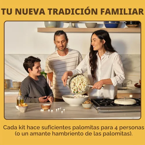 Vista 7 de Popsmith Kits pre-medidos de palomitas de maíz: cinco kits de palomitas de maíz con mantequilla de 4 onzas con aceite de coco con sabor a