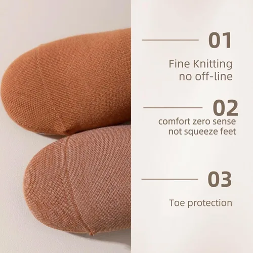 Vista 3 de Calcetines de yoga antideslizantes para mujer con agarre para pilates, calcetines de hospital para mujer Barre Grippy