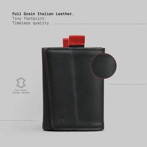 Vista 49 de The Frenchie Co. - Wallet Mini - Mini billetera organizadora de tarjetas compacta - Diseño de bolsillo delgado para el transporte diario - Perfil