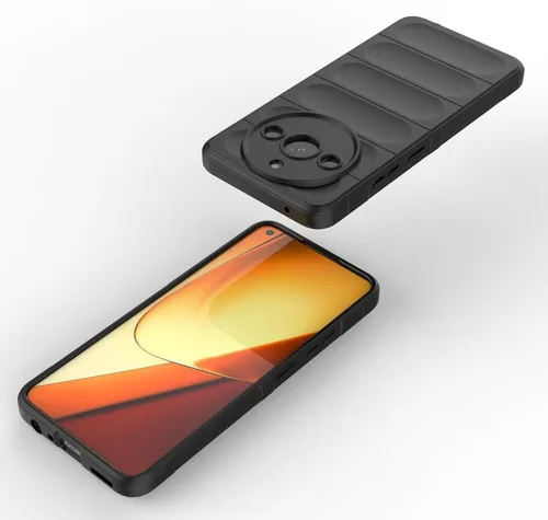 Vista 5 de Funda compatible con Realme 11 5G, TPU suave, compatible con Realme 11 5G RMX3751, color negro