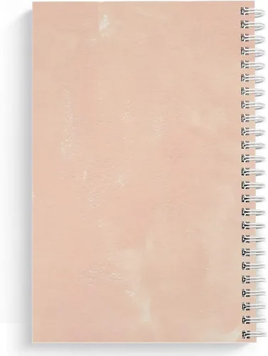 Vista 2 de Cuaderno motivacional en espiral de 5.5 x 8.5 pulgadas, 120 páginas de lista de verificación, cubierta laminada brillante duradera, espiral