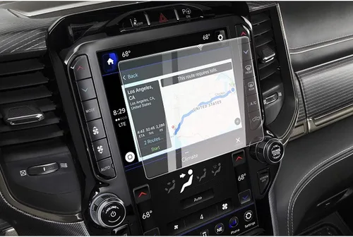 Vista 18 de CDEFG Protector de pantalla de automóvil con control central, protector de pantalla táctil para Dodge RAM 1500/2500/3500 Uconnect 2013-2018, vidrio