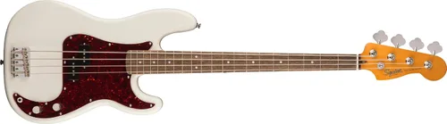 Vista 8 de Squier Classic Vibe 60s Jazz Bass, Sunburst de 3 colores, diapasón de laurel