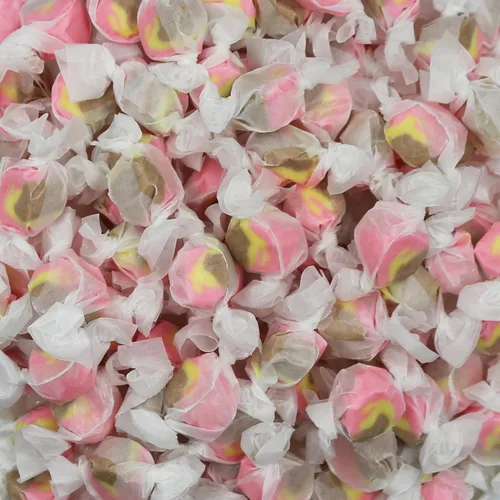 Vista 90 de Dulces gourmet suaves y masticables de agua salada, envueltos individualmente, bolsa a granel (pastel de manzana, 1 libra (paquete de 1))