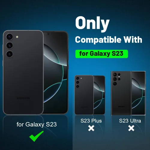 Vista 3 de 2 Pack For Galaxy S23 Privacy Screen Protector With 2 Pack Camera Lens Protector, Anti Spy Private Tempered Glass Film 9H Hardness, Anti