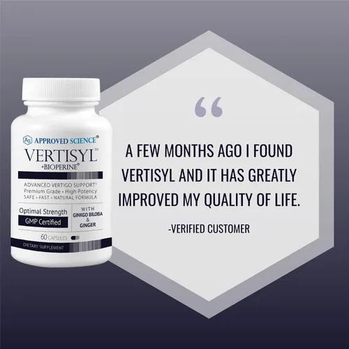 Vista 6 de Approved Science VertiSyl - Ginkgo Biloba, jengibre, vitamina D3, BioPerine - 60 Cápsulas - 1 mes de suministro