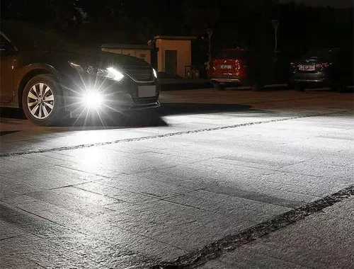 Vista 4 de iJDMTOY Juego de luz antiniebla de proyector LED mini de 20 W de alta potencia de 1 pulgada de color blanco/amarillo dual, ajuste universal