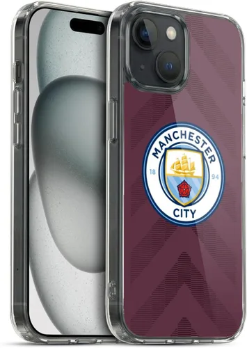 Vista 75 de Head Case Designs Funda de gel con licencia oficial del Manchester City Man City FC Away 2022/23 [protección de grado militar] compatible con Apple