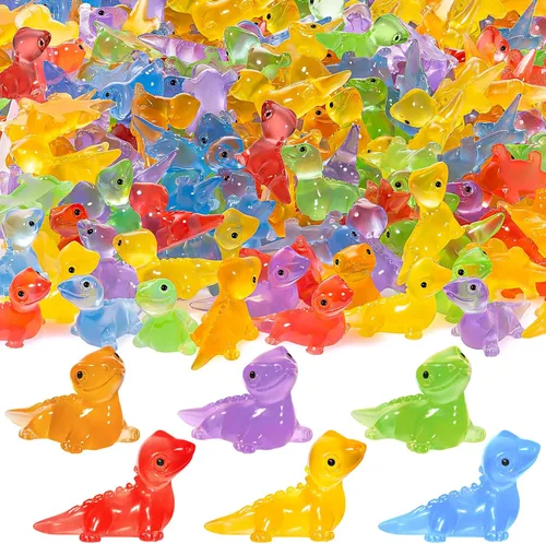 Vista 12 de 18 mini figuras luminosas de panda de resina con 2 bambúes para casa de muñecas