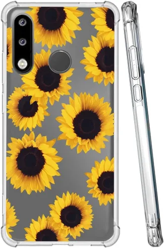Vista 2 de Funda transparente para Huawei P30 Lite/Nova 4E MAR-LX3A para niñas y mujeres, TPU suave a prueba de golpes, funda protectora transparente