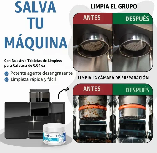 Vista 2 de Caffenu Saeco - 100 tabletas de limpieza universales compatibles