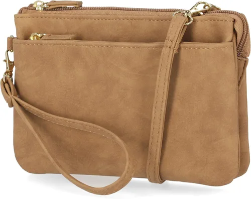 Vista 8 de Mundi Brady RFID - Bolso cruzado para teléfono celular para mujer Abedul