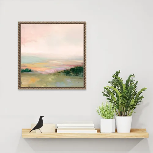 Vista 6 de Amanti Art Lienzo enmarcado para pared, 16 x 16 pulgadas, valle oscuro brillante por Julia Purinton, lienzo enmarcado para pared, obras de arte