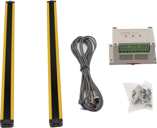 Vista 7 de CGOLDENWALL Sensor de protección de seguridad de cortina de luz de seguridad protector de punzonadora de rejilla de seguridad Paso de haz 1.575 in