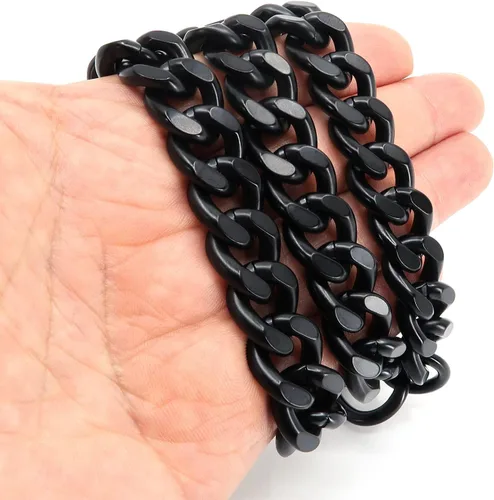 Vista 6 de newtro Cadena de cartera resistente para hombres, mujeres, niños y niñas, pantalones de motociclista, pantalones de motociclista, llavero gótico