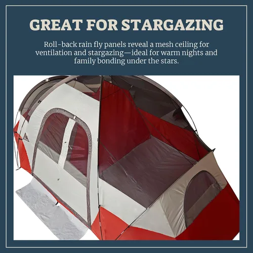 Vista 2 de Wenzel Modified Dome Camping Tent for Car Camping, Traveling, Festivals, and More