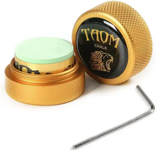 Vista 42 de TAOM - Soporte para tiza de billar, herramienta práctica redonda, accesorios de billar, mini estuche magnético para punta de tiza, contenedor