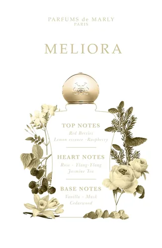 Vista 6 de PARFUMS DE MARLY - Meliora - 2.5 Fl Oz - Eau De Parfum para Mujer - Notas de Salida Bayas Rojas, Frambuesa, Esencia de Limón - Notas de Corazón